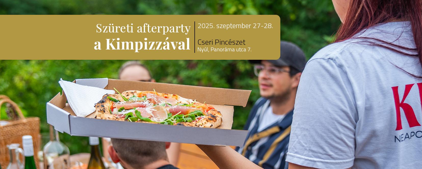 Szüreti afterparty a Kimpizzával