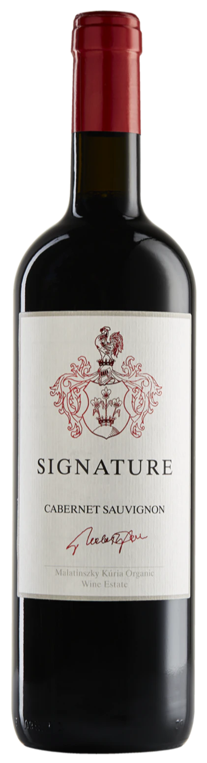 Signature Cabernet Sauvignon bio/vegan, Bor - Malatinszky Kúria Organic Wine Estate