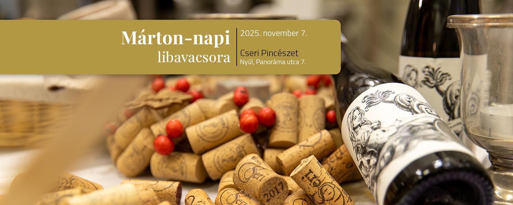 Márton-napi Libavacsora a Cseri Pincészetben