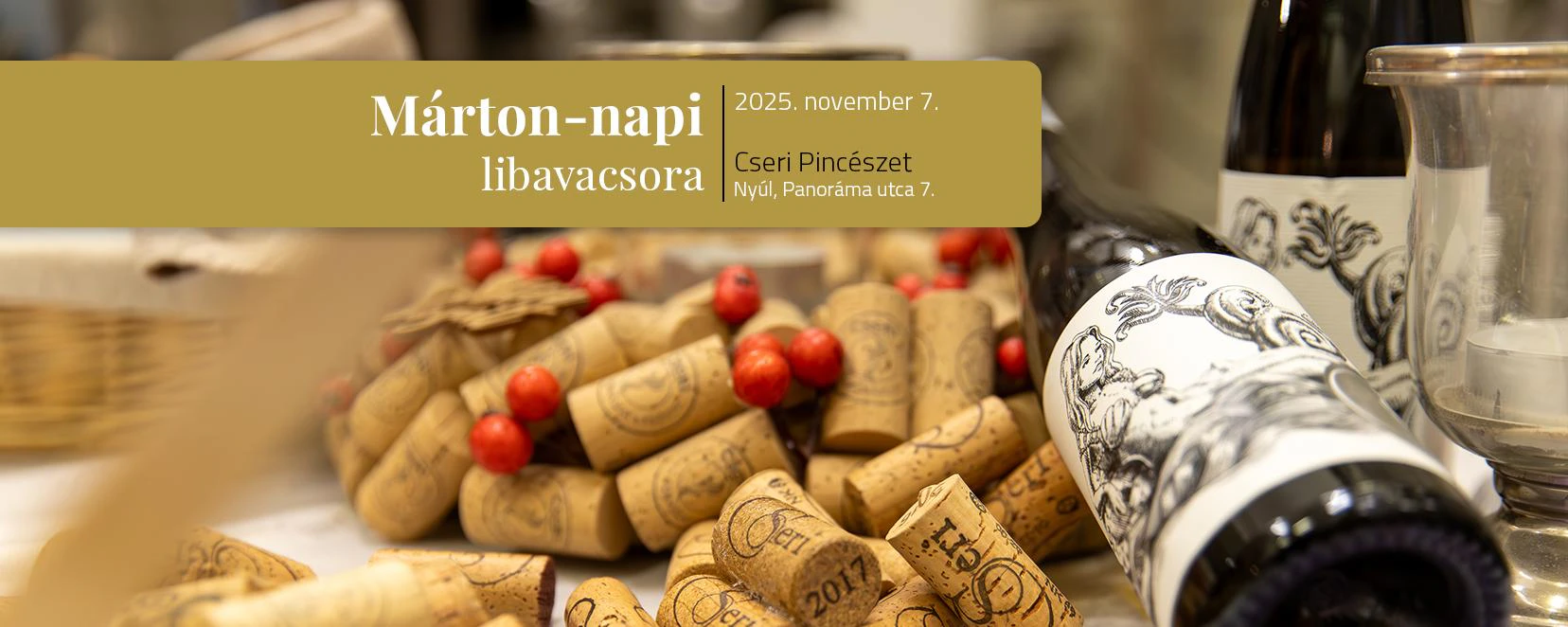 Márton-napi Libavacsora a Cseri Pincészetben-SOLD OUT!