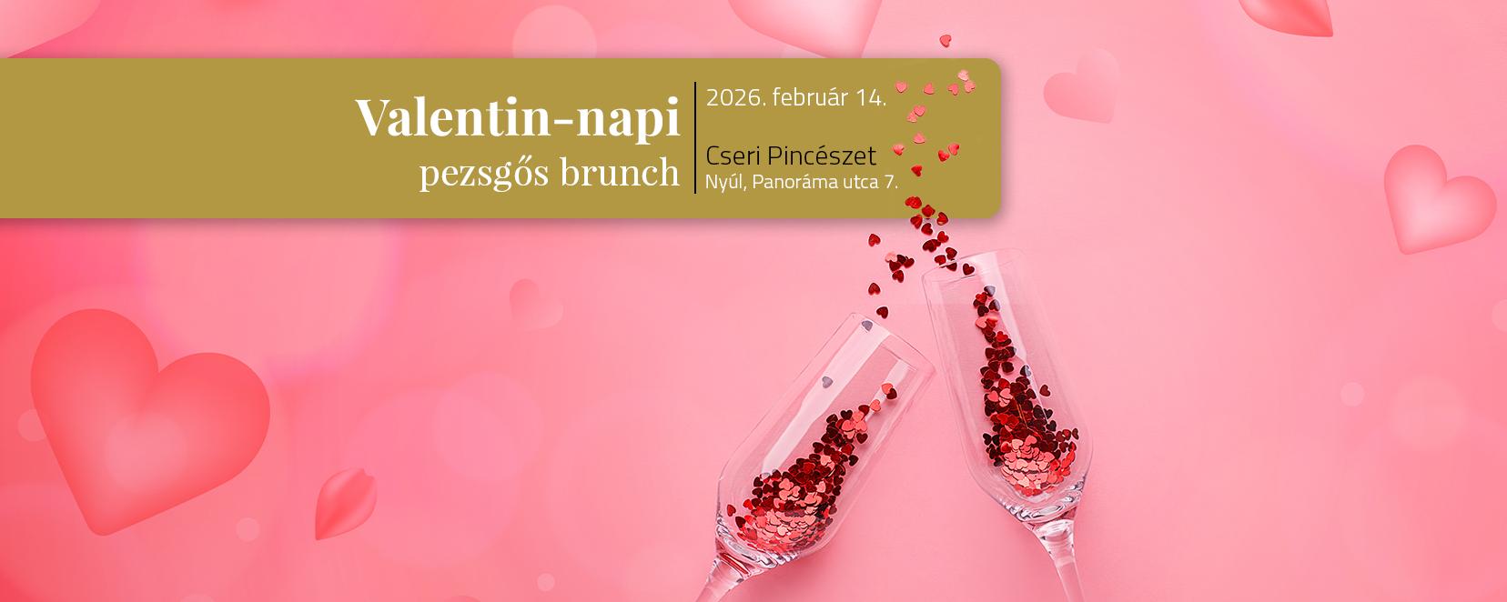 Valentin-napi pezsgős brunch