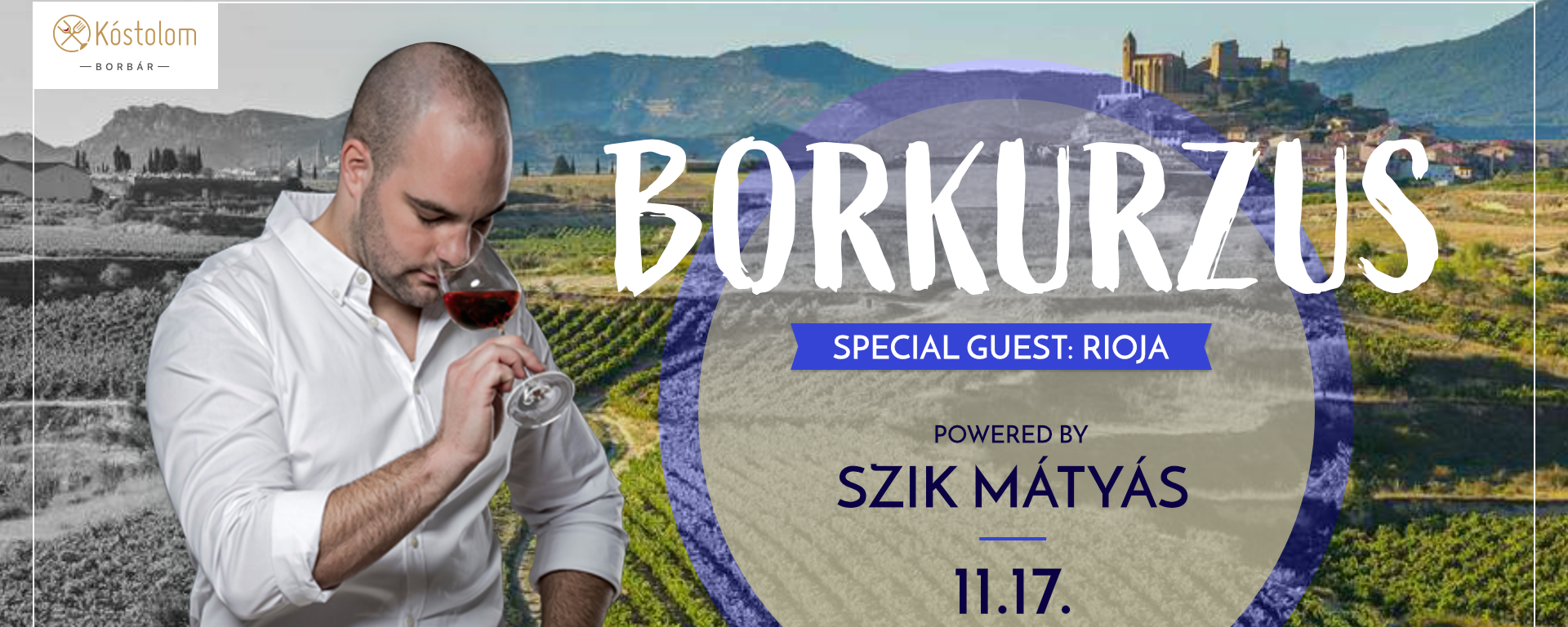 BORKURZUS SZIK MÁTYÁSSAL - RIOJA