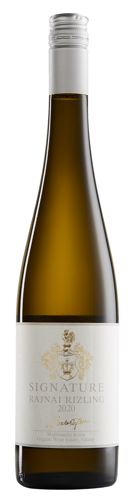 Signature Rajnai Rizling bio/vegan, Bor - Malatinszky Kúria Organic Wine Estate