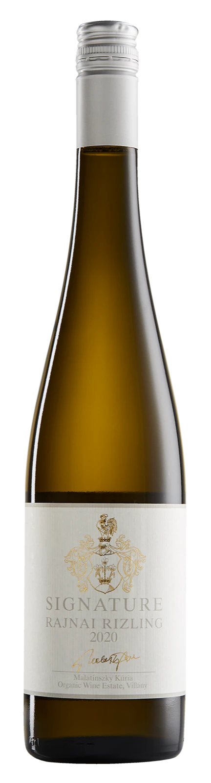 Signature Rajnai Rizling bio/vegan, Bor - Malatinszky Kúria Organic Wine Estate