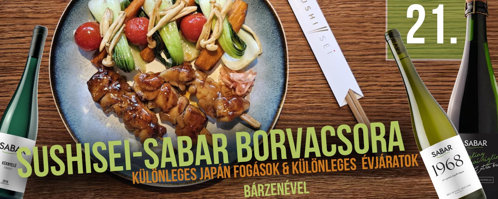 Sushi Sei & Sabar - Borvacsora