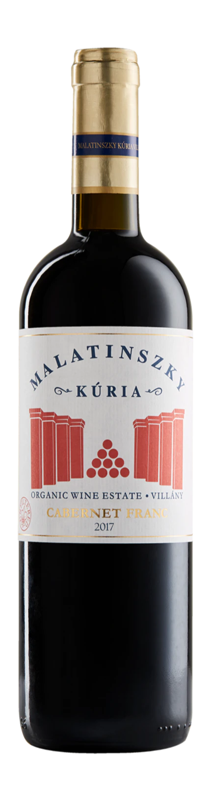 Kúria Cabernet Franc bio/vegan, Bor - Malatinszky Kúria Organic Wine Estate