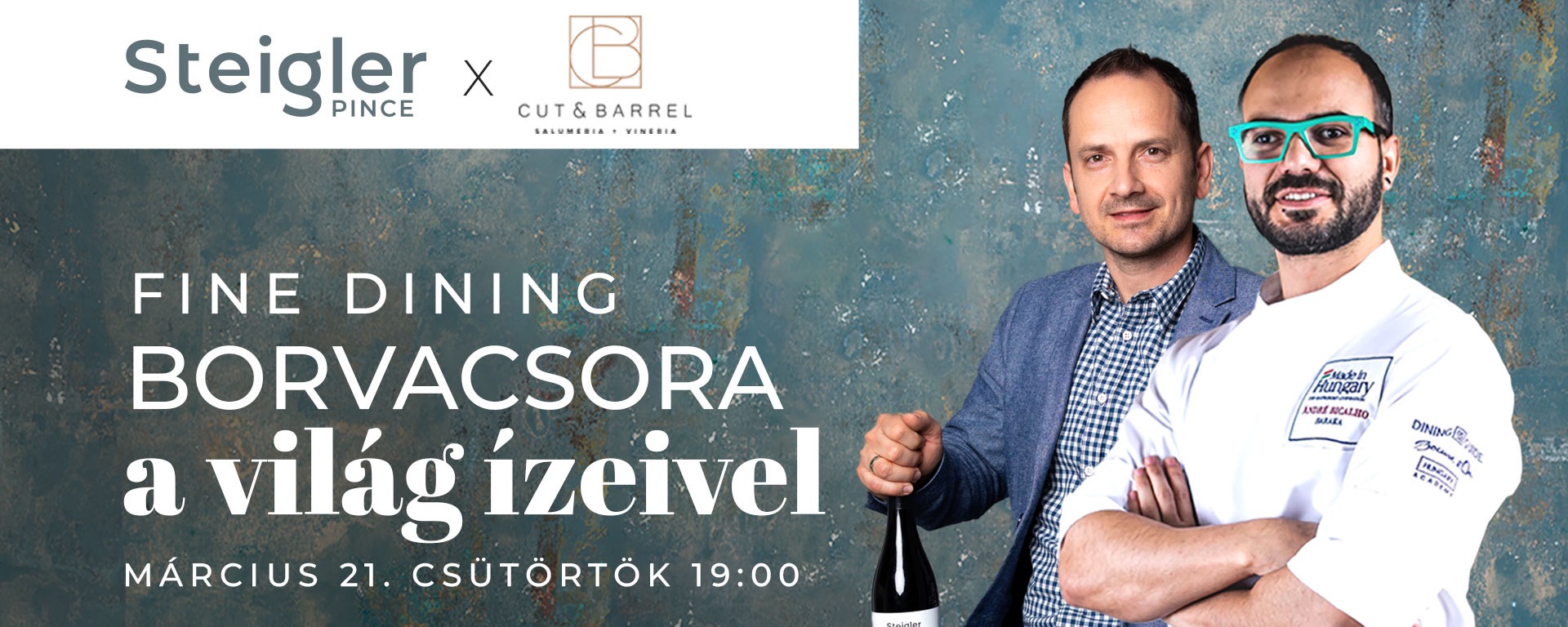 Steigler x Cut&Barrel borvacsora