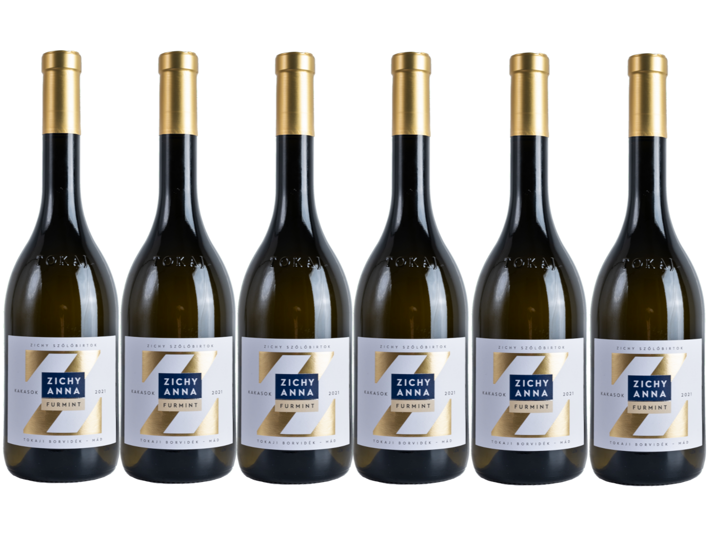 Hat palack Furmint félszáraz fehérbor - Zichy Szőlőbirtok