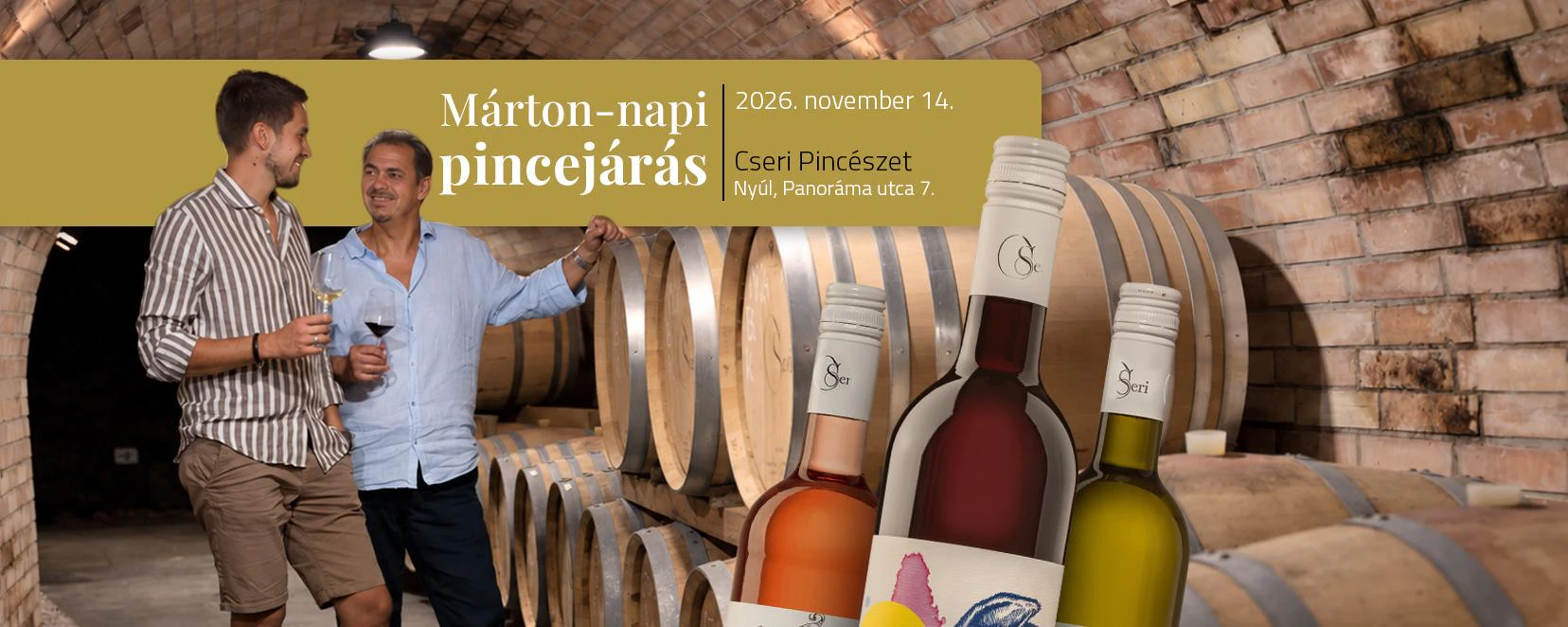 Márton-napi pincejárás 2026 | 4 időpontban