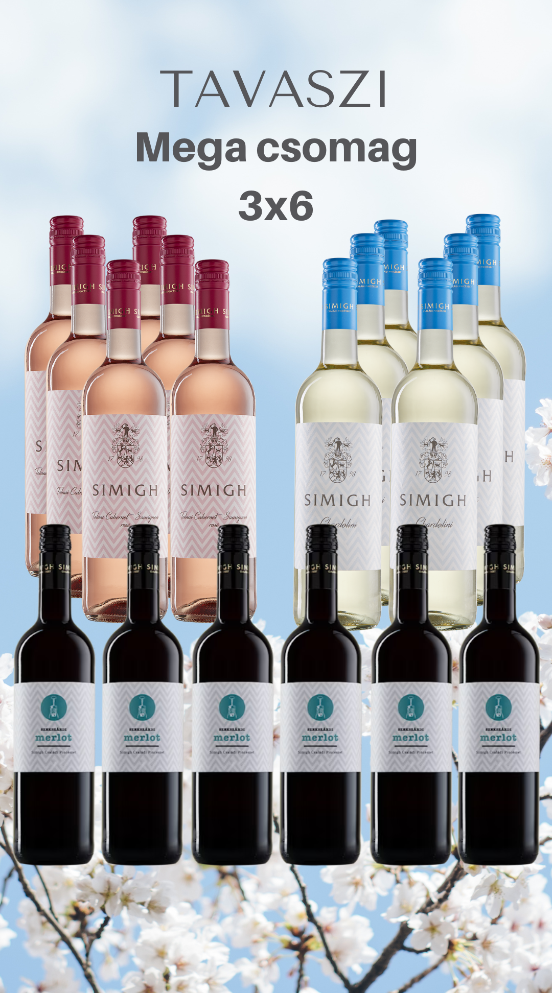 Tavaszi 3x6-os pack - Simigh Családi Pincészet
