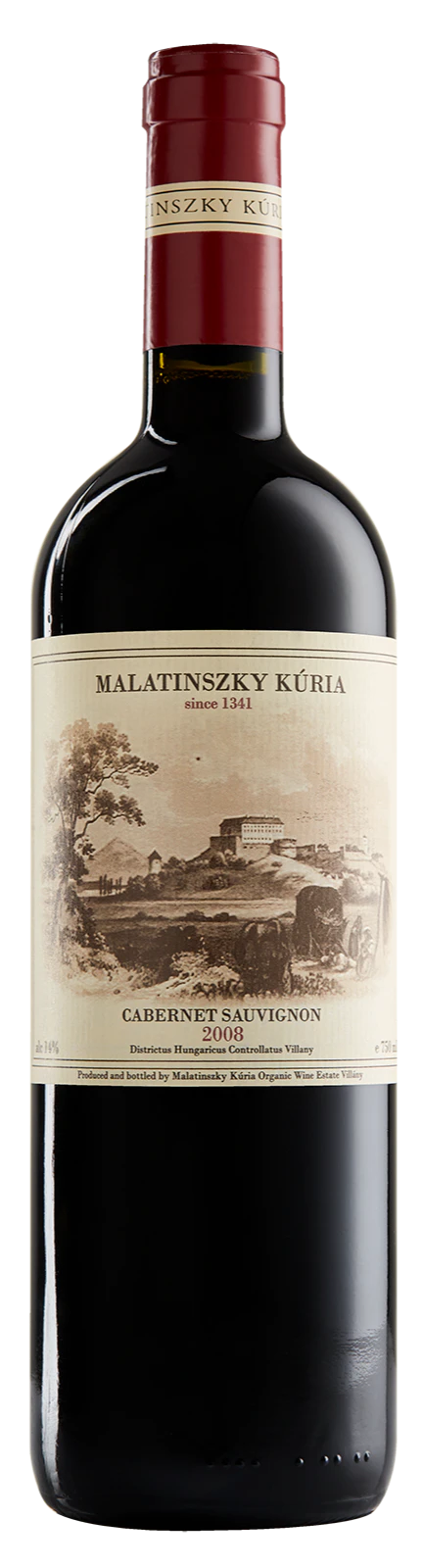 Kúria Cabernet Sauvignon Vegan, Bor - Malatinszky Kúria Organic Wine Estate