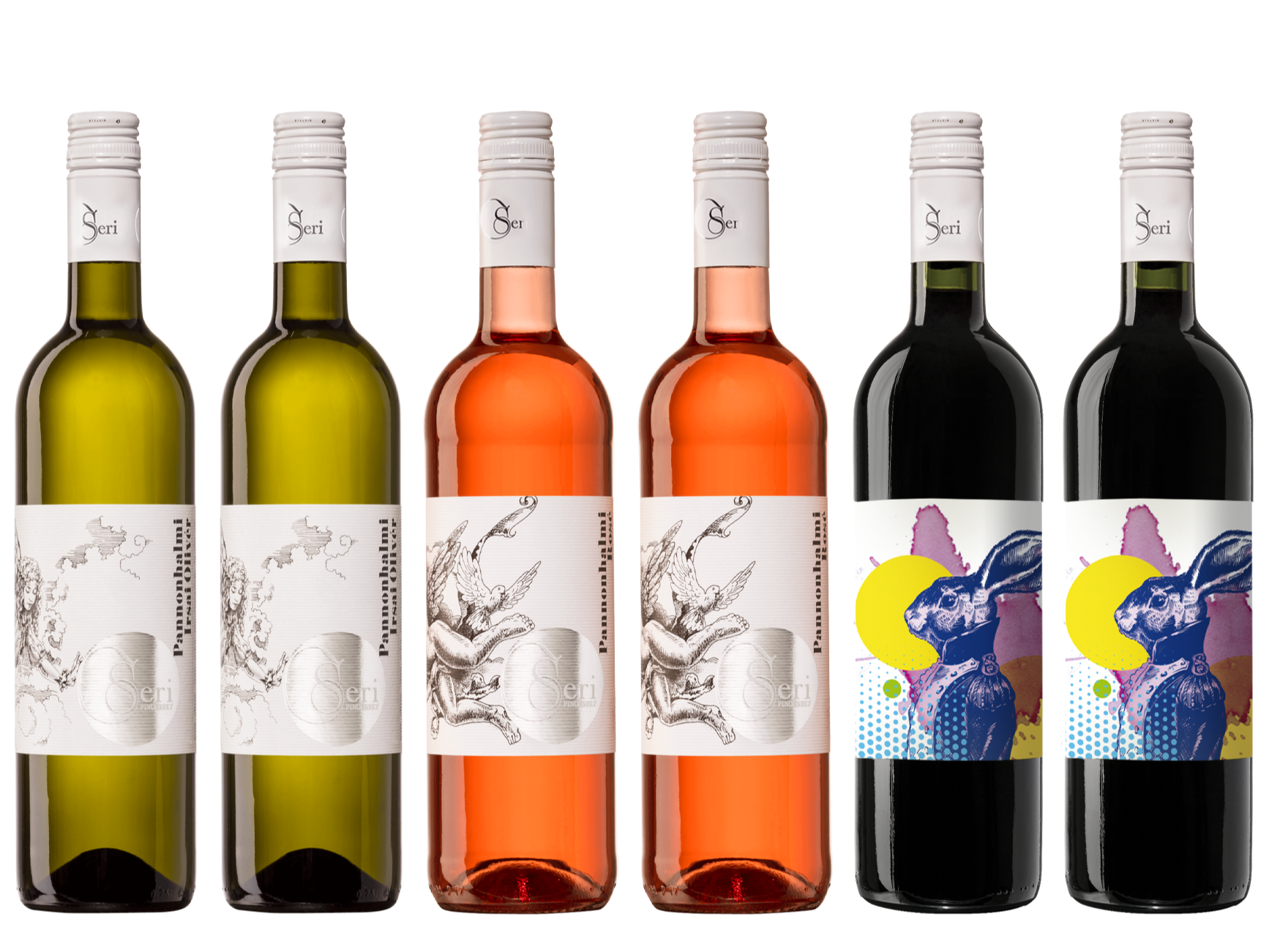 Újbor válogatás három színben - Cseri Pincészet