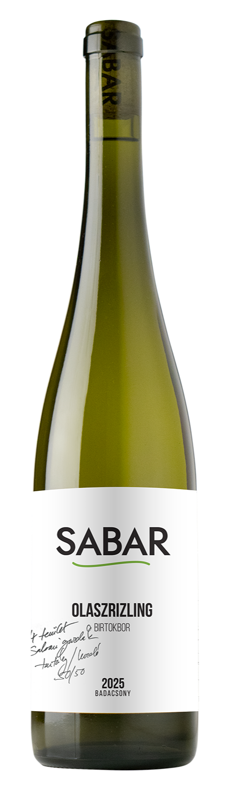 Sabar olaszrizling birtokbor 2025