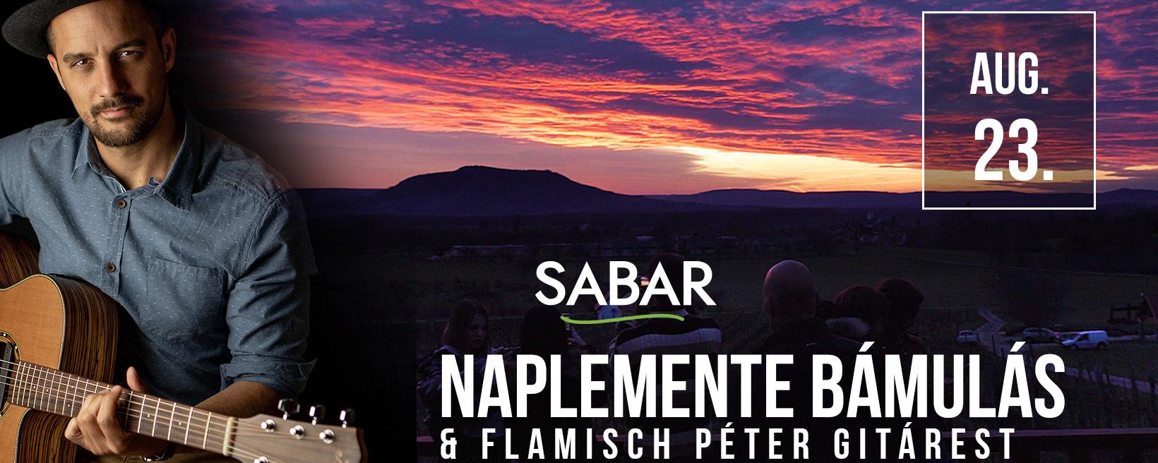 Naplemente bámulás Flamisch Péter gitáresttel
