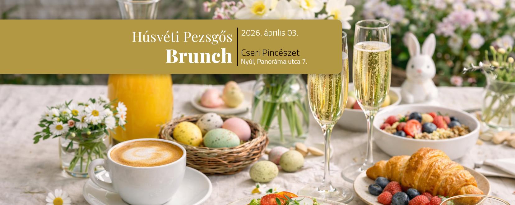 Húsvéti pezsgős brunch