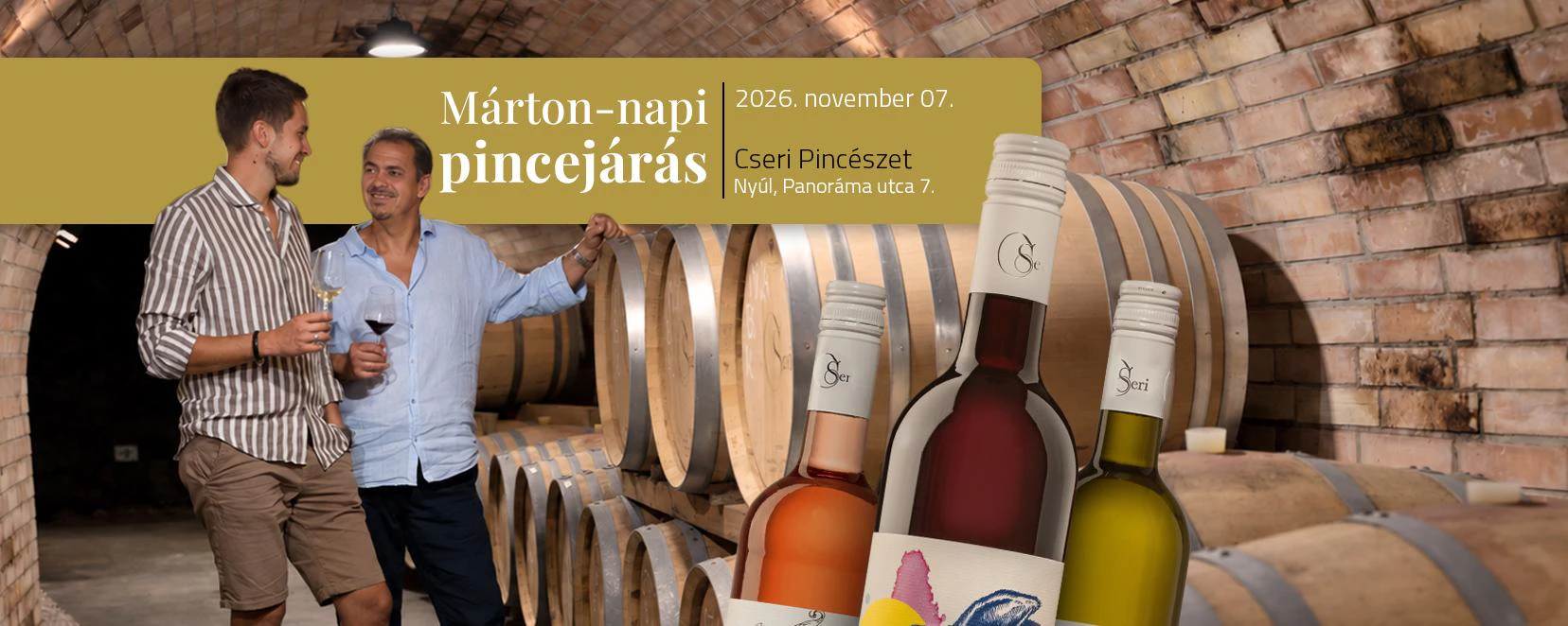 Márton-napi pincejárás 2026 | 4 időpontban