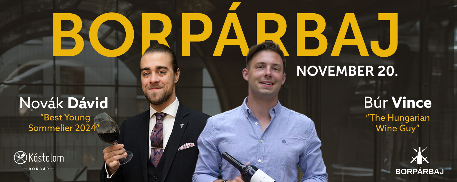 Borpárbaj III. Évad / A Sommelier és Blogger esete / November 20. 19:00