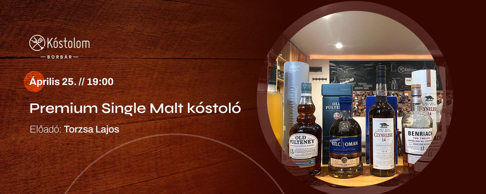 Premium Single Malt kóstoló 