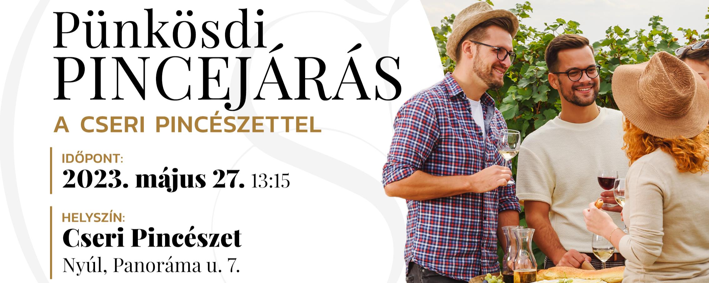 Pünkösdi pincejárás szombat 1. 13:15-14:55 